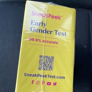 Gender test unopened